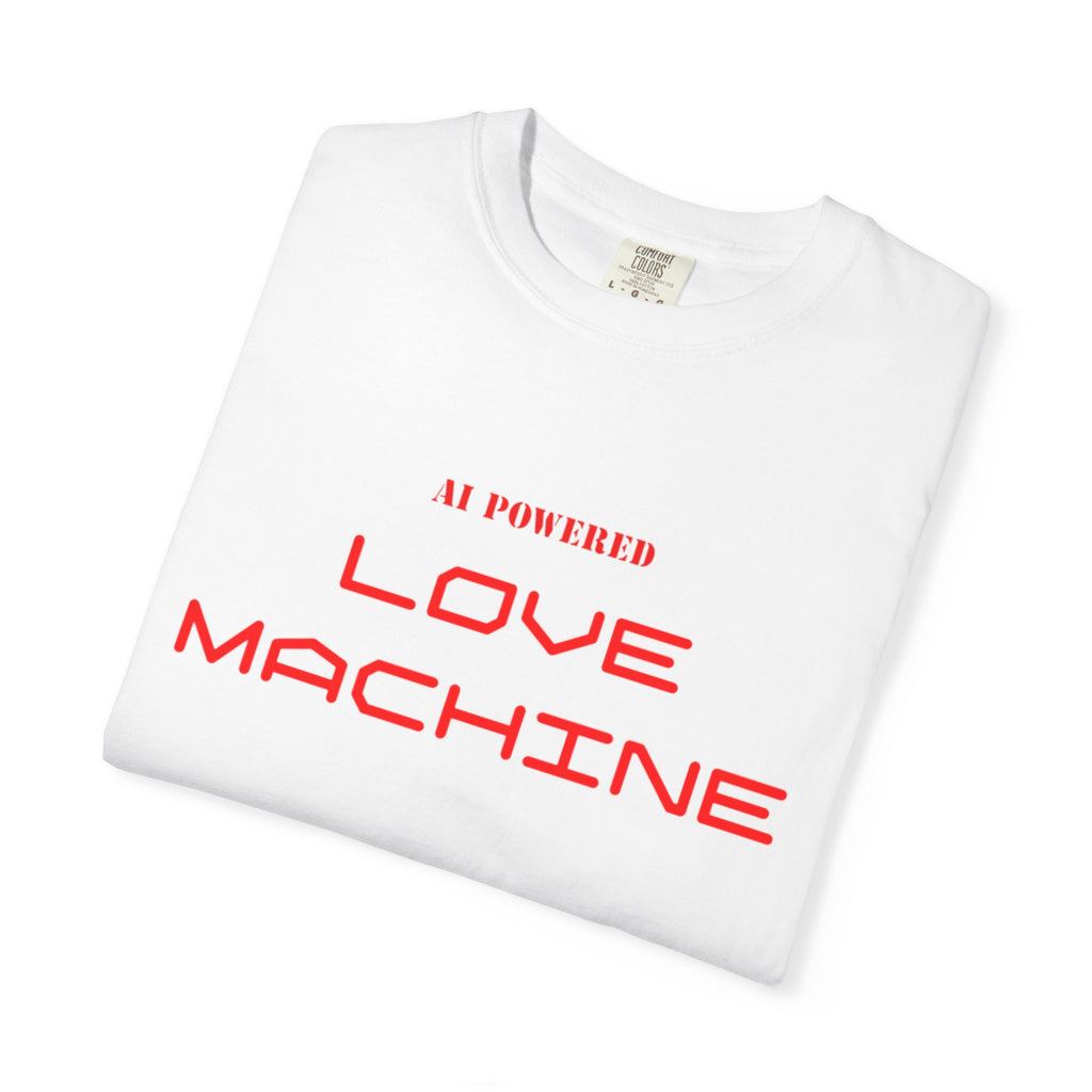 Love Machine T-Shirt — 'AI Powered' Front & 'Seeking Beta Testers' Back
