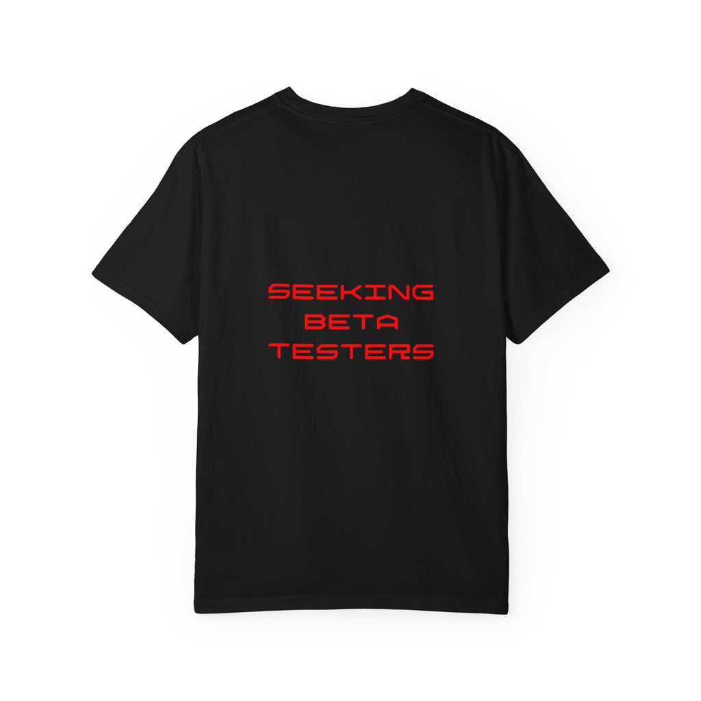 Love Machine T-Shirt — 'AI Powered' Front & 'Seeking Beta Testers' Back