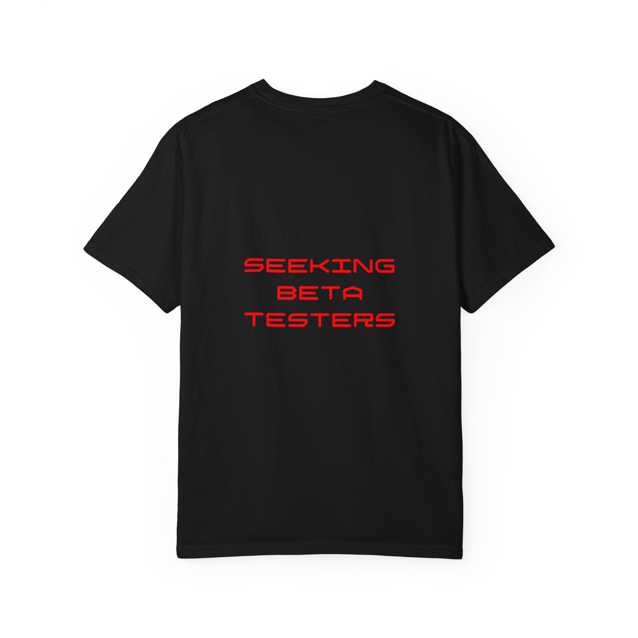 Love Machine T-Shirt — 'AI Powered' Front & 'Seeking Beta Testers' Back