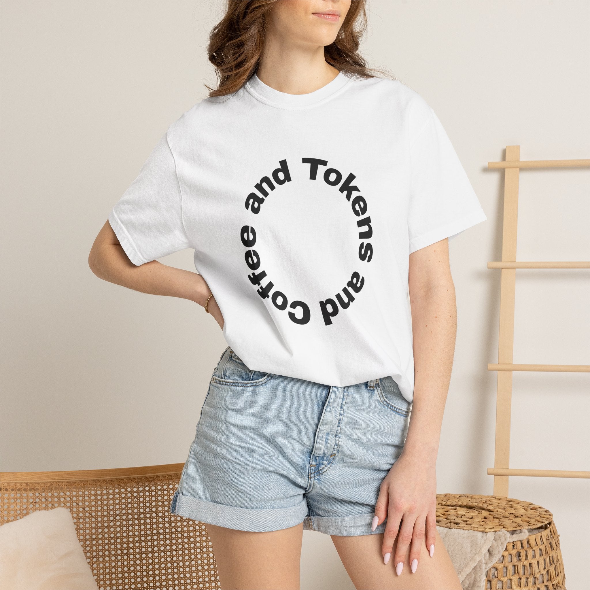 Coffee and Tokens Circular Logo T-Shirt