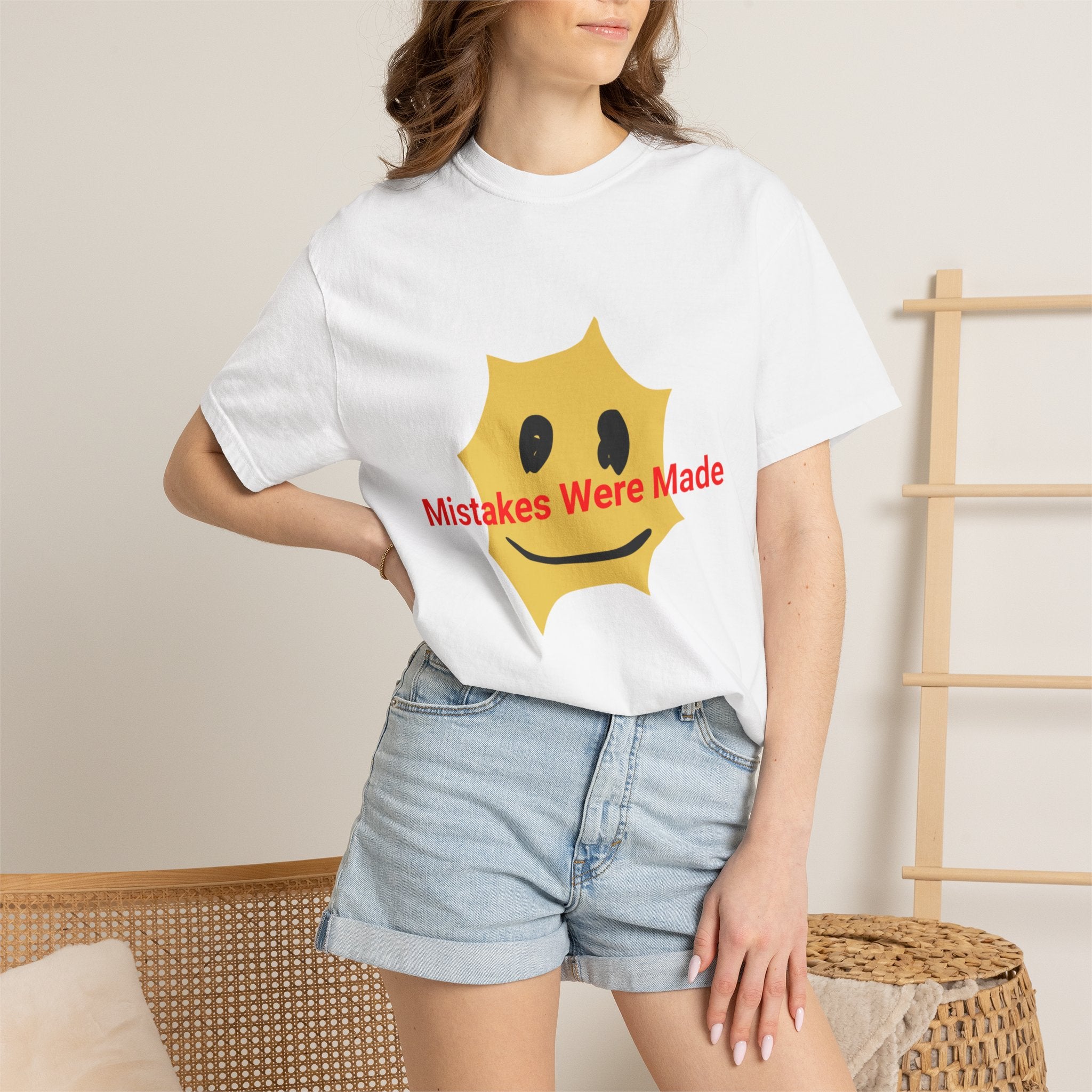 Mistakes Were Made Smile Graphic T-Shirt