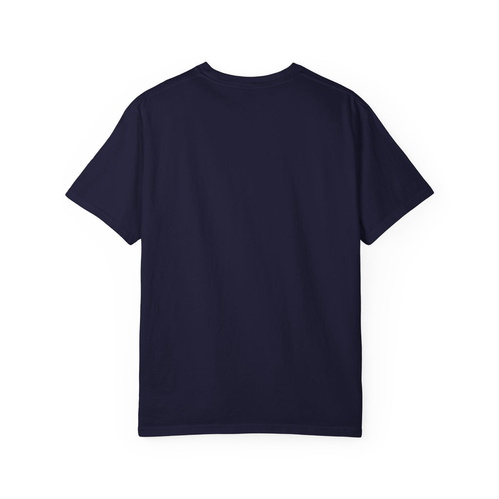 I, For One, Welcome Our AI Overlords T-shirt with bold white and electric green AI humor typography.
