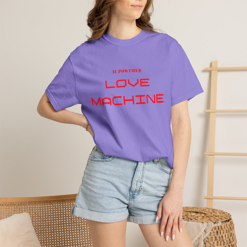 Love Machine T-Shirt — 'AI Powered' Front & 'Seeking Beta Testers' Back