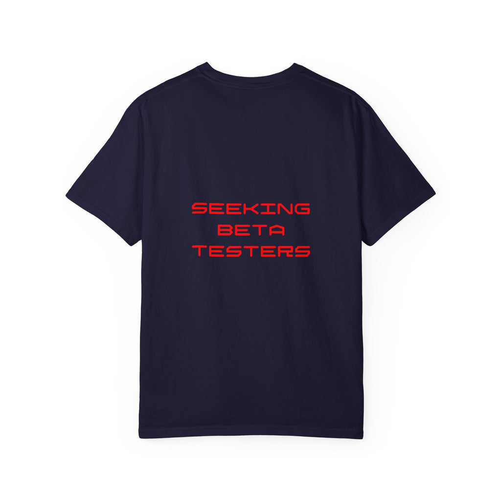 Love Machine T-Shirt — 'AI Powered' Front & 'Seeking Beta Testers' Back