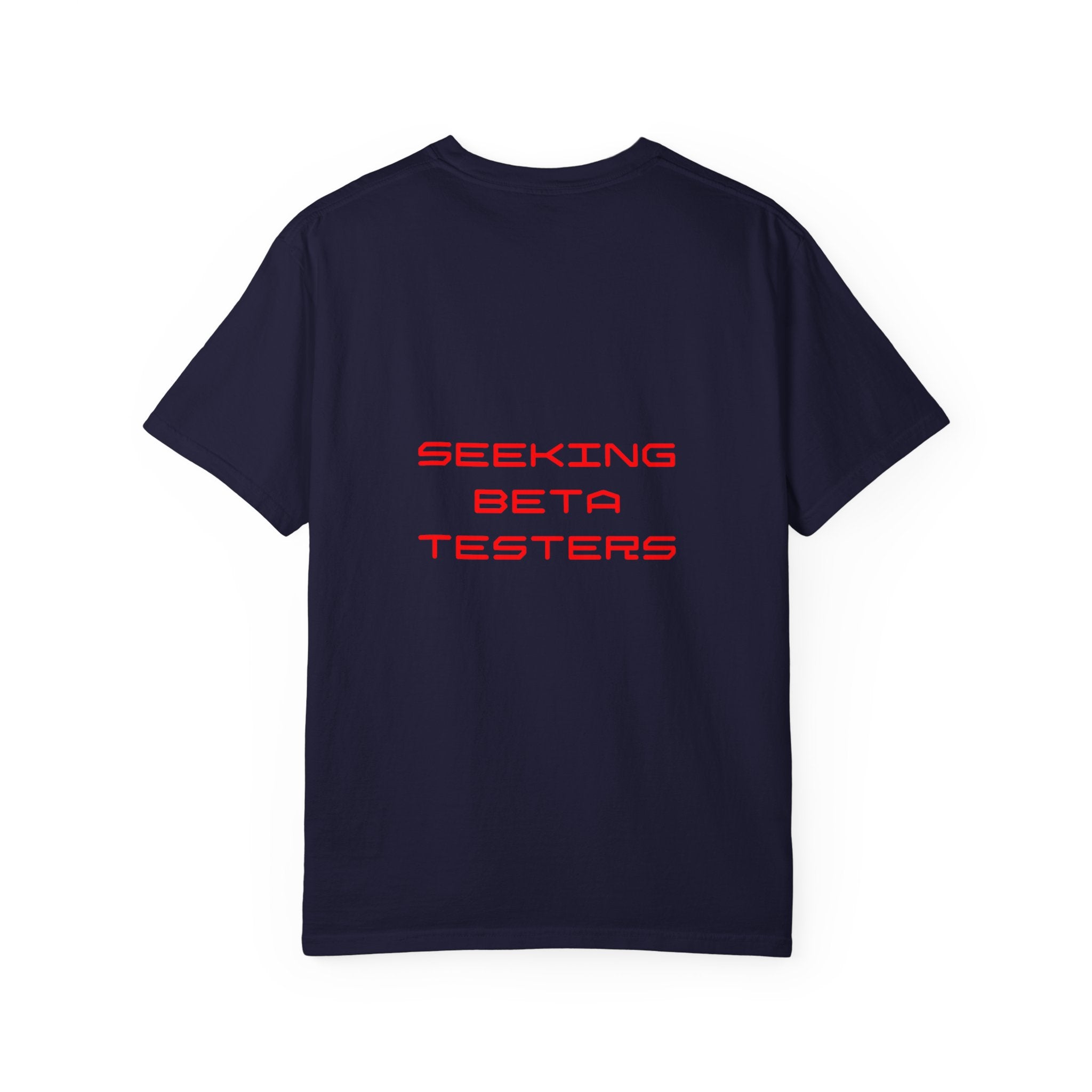 Love Machine T-Shirt — 'AI Powered' Front & 'Seeking Beta Testers' Back