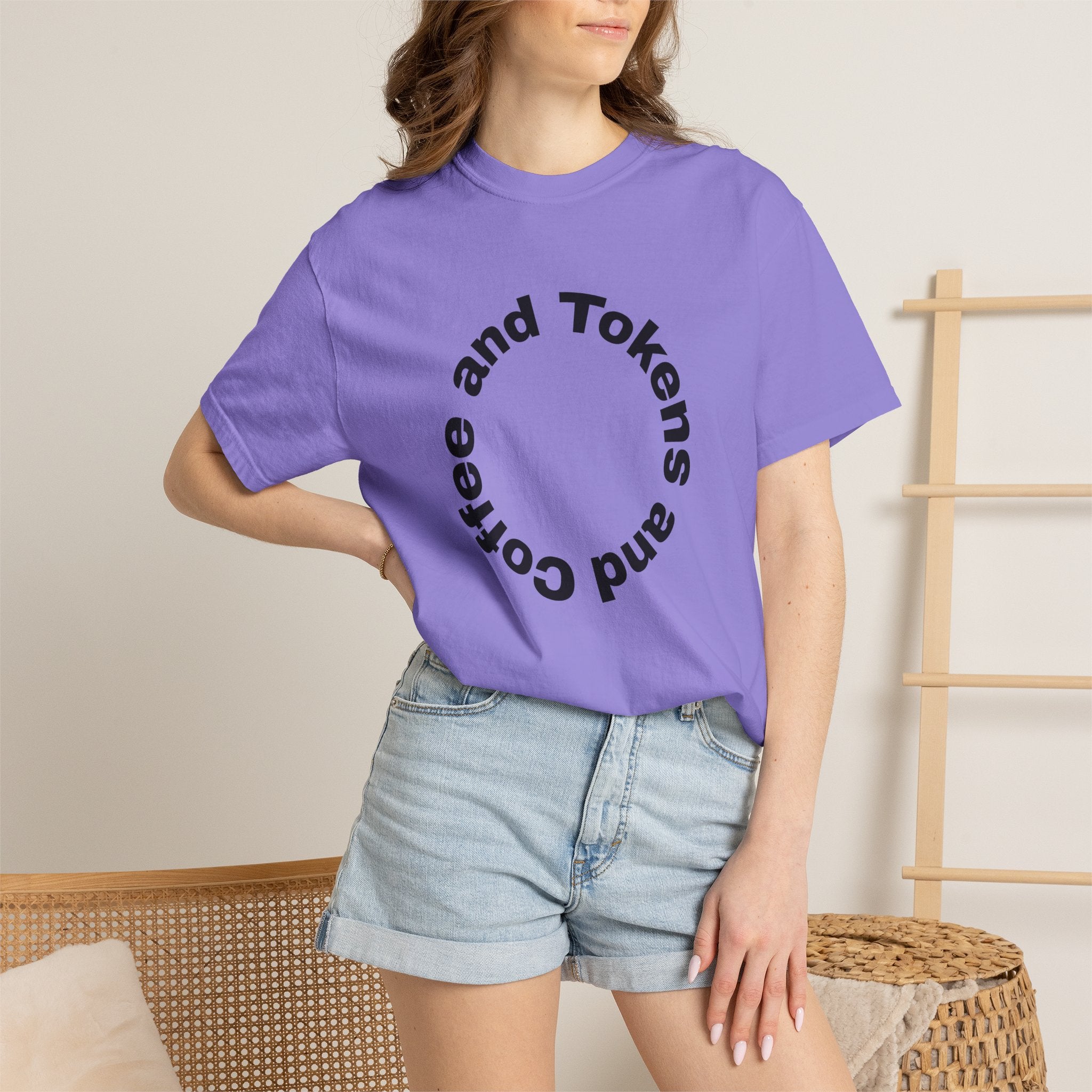 Coffee and Tokens Circular Logo T-Shirt