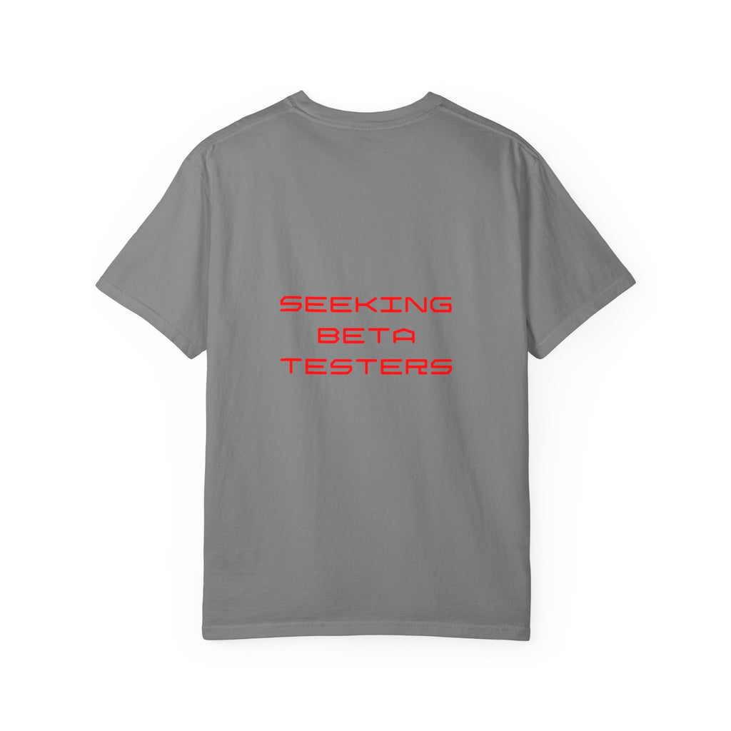 Love Machine T-Shirt — 'AI Powered' Front & 'Seeking Beta Testers' Back