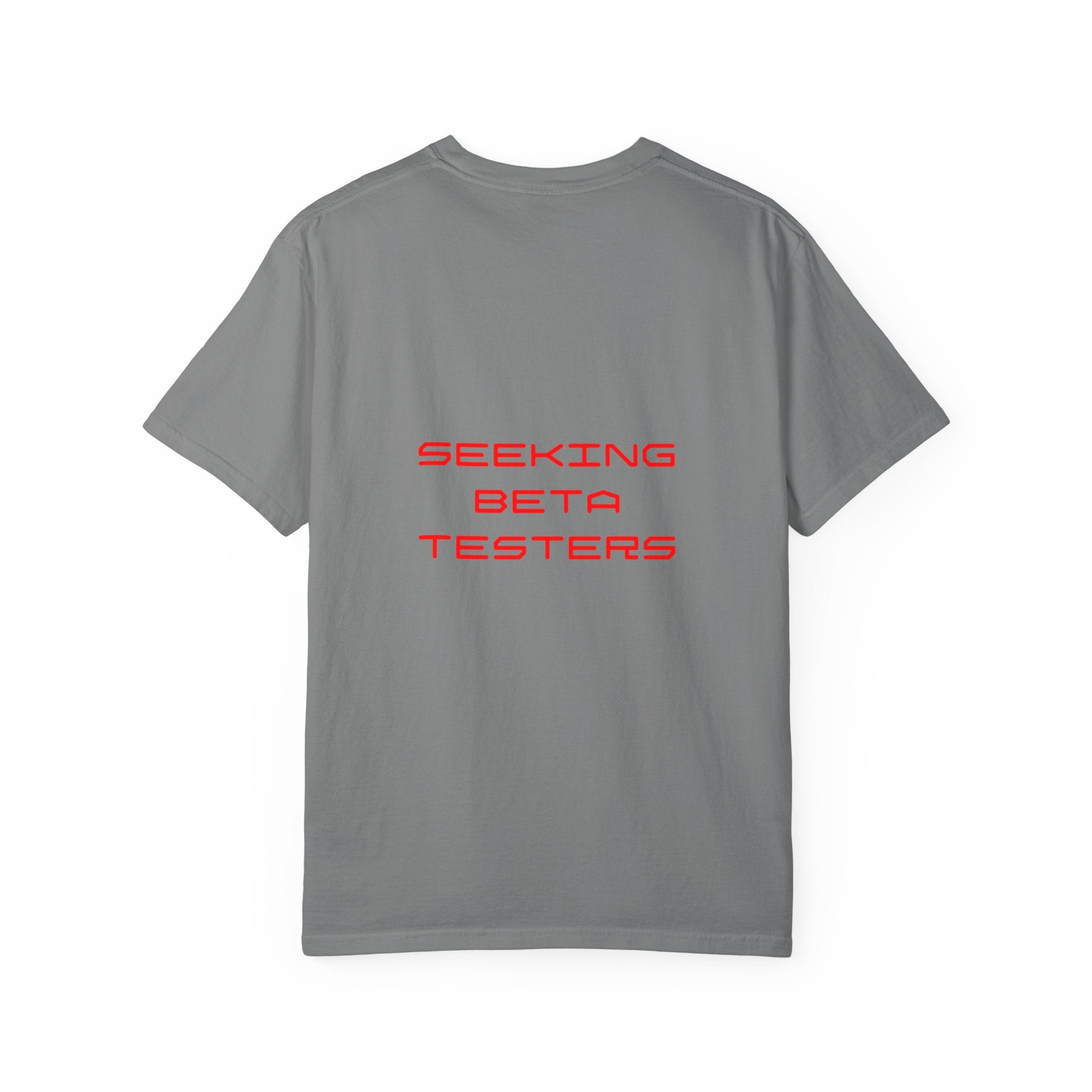 Love Machine T-Shirt — 'AI Powered' Front & 'Seeking Beta Testers' Back