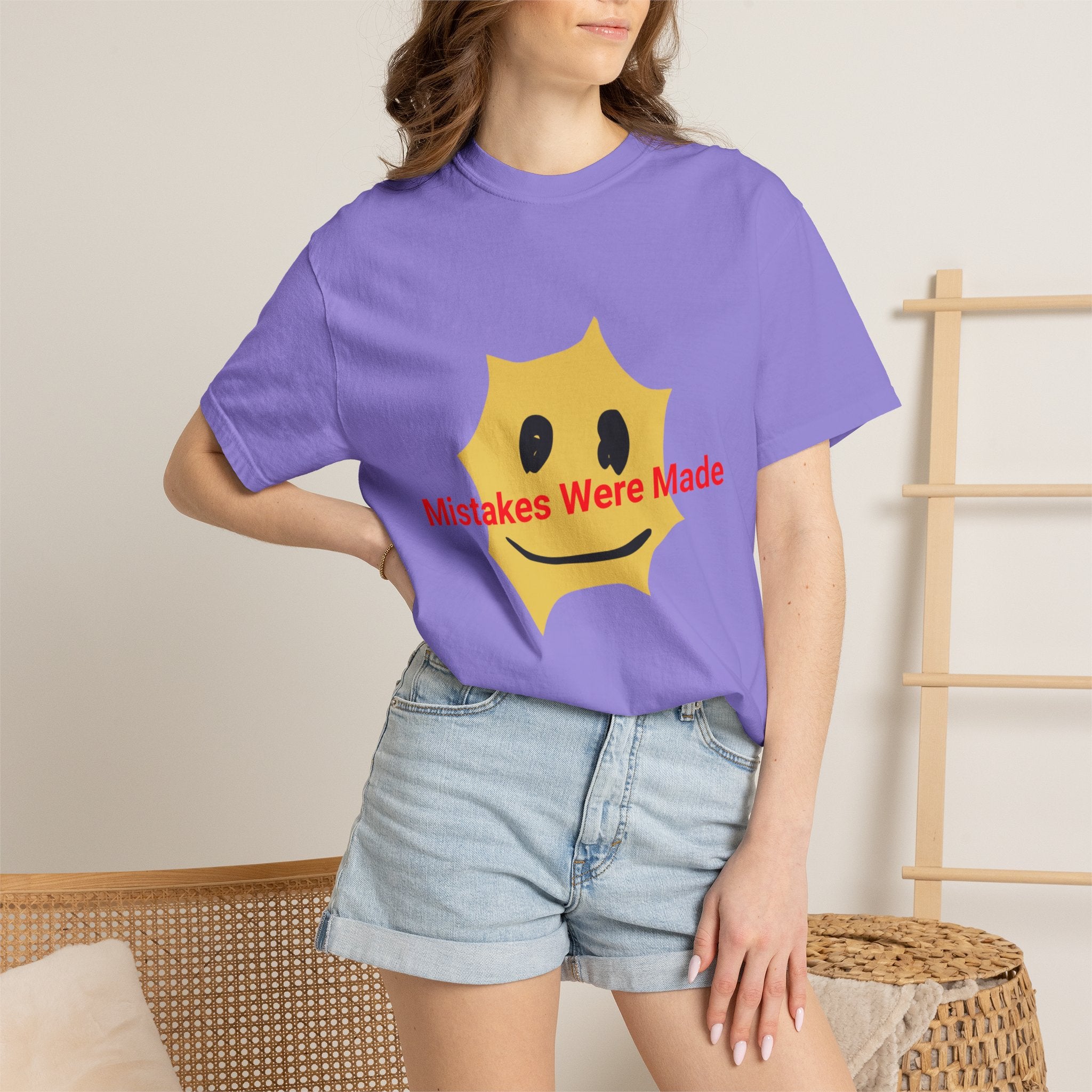 Mistakes Were Made Smile Graphic T-Shirt