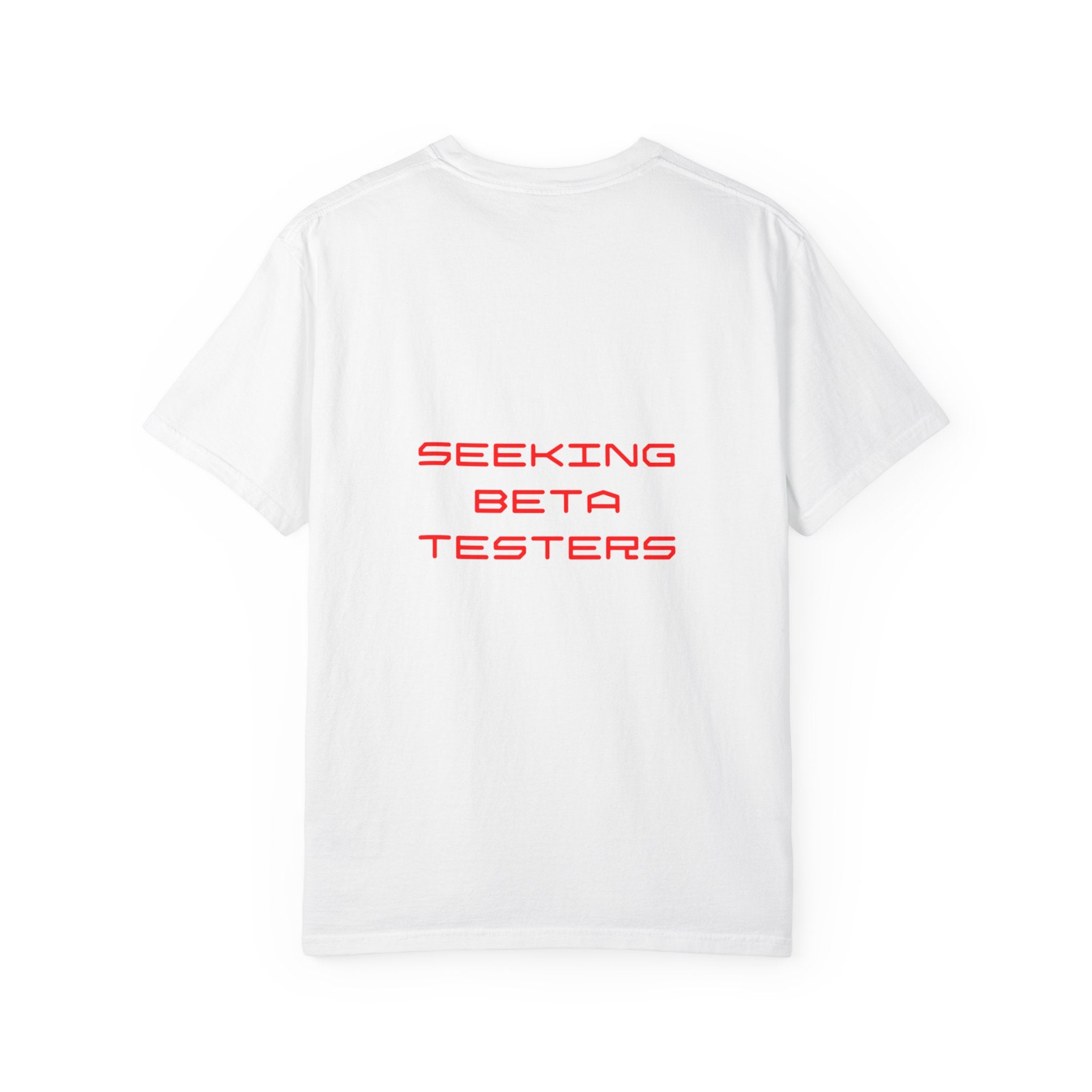 Love Machine T-Shirt — 'AI Powered' Front & 'Seeking Beta Testers' Back