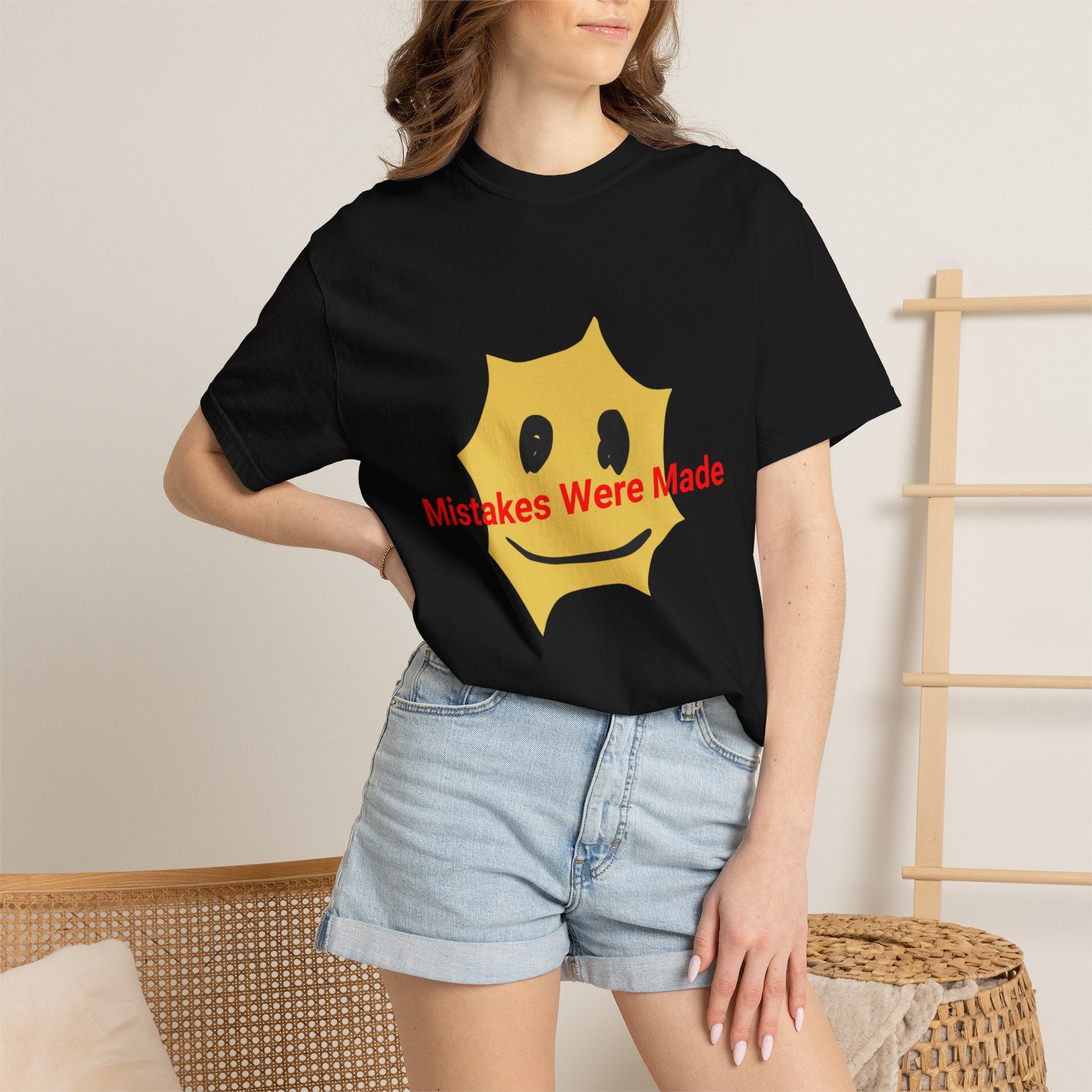 Mistakes Were Made Smile Graphic T-Shirt