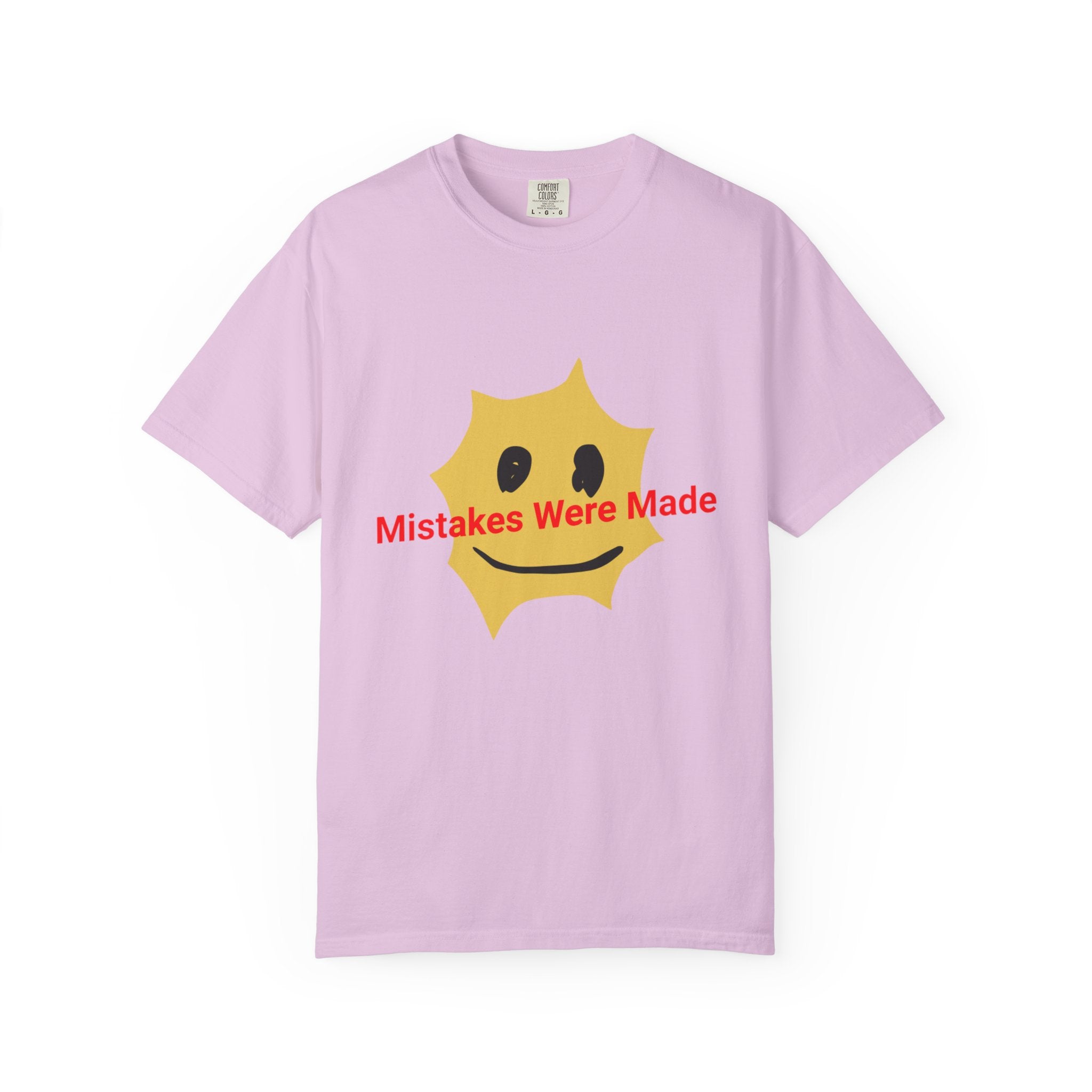 Mistakes Were Made Smile Graphic T-Shirt