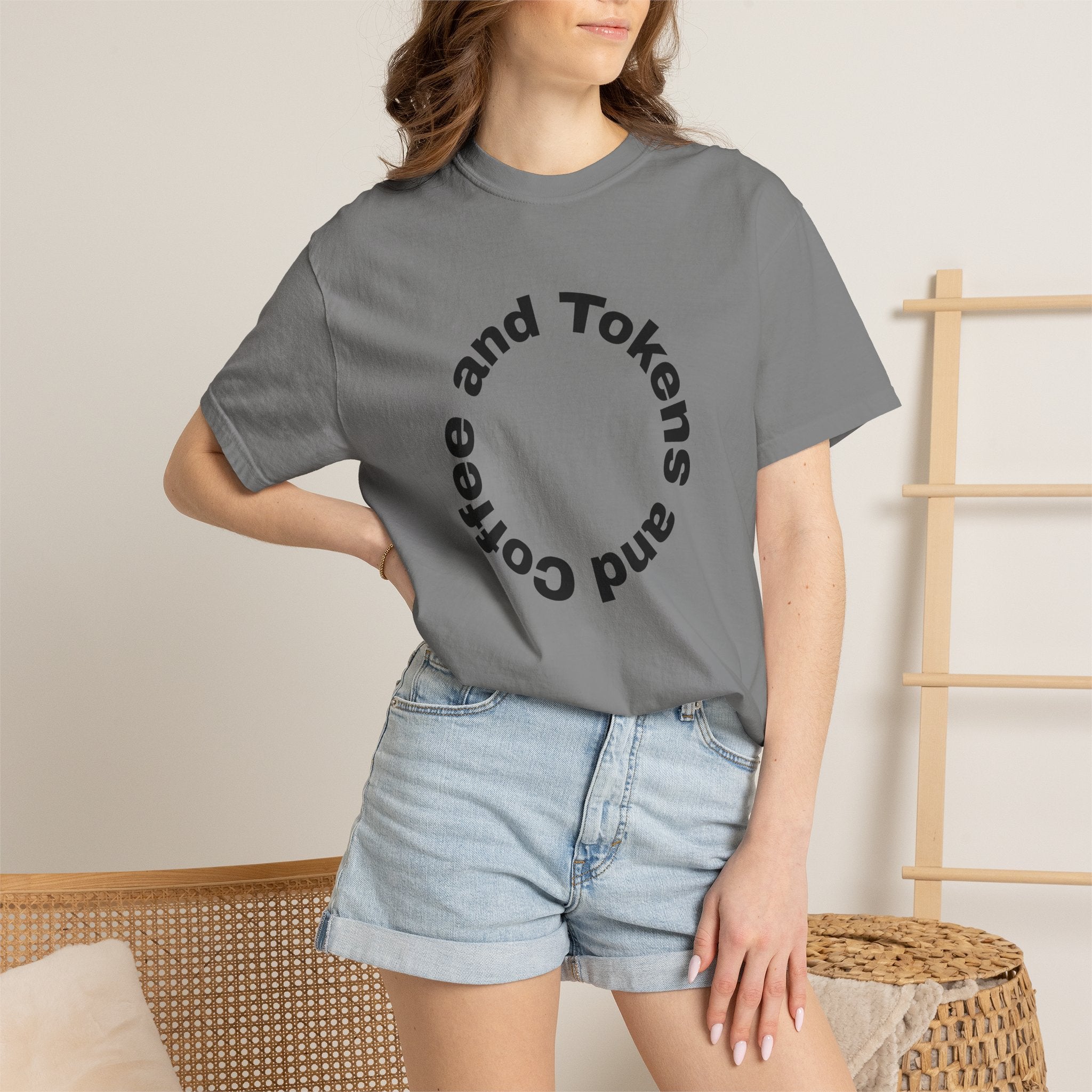 Coffee and Tokens Circular Logo T-Shirt