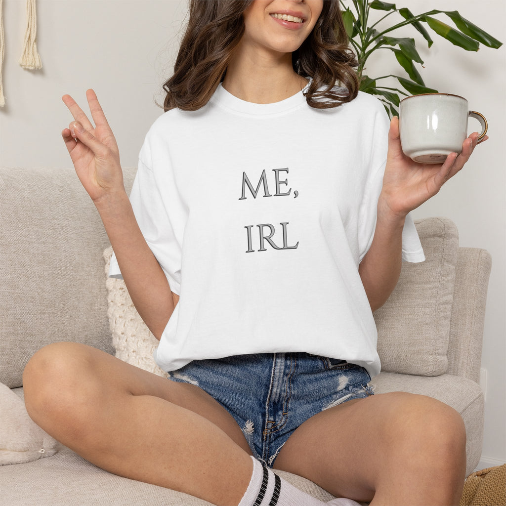 ME, IRL Minimalist Meme T-Shirt