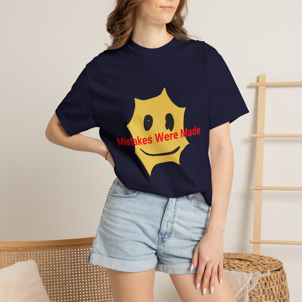 Mistakes Were Made Smile Graphic T-Shirt