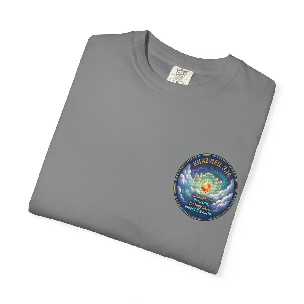 Kurzweil 3:16 T-Shirt — 'Blessed are the nerds' Graphic Tee